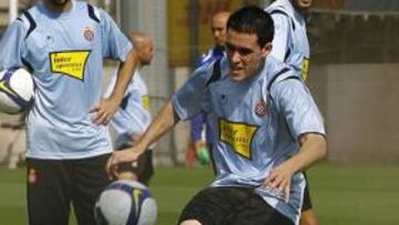 <strong>REINCORPORACIÓN.</strong> Sielva vuelve a los entrenamientos con el Espanyol.