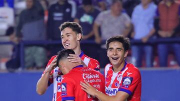 SAN LUIS POTOSI, MEXICO. APRIL 20th: Oscar Macias #21 of San Luis celebrates his goal during the J17 match between Atletico de San Luis and Pachuca of the C2025 tournament in the Liga MX, held at the Alfonso Lastras Ramirez stadium, in San Luis Potosi , México.
(PHOTO BY ANTONIO DAUMAS
/STRAFFONIMAGES/MANDATORY CREDIT/EDITORIAL USE/NOT FOR SALE/NOT ARCHIVE)