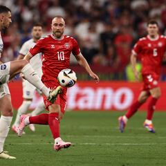 Resumen y goles del Dinamarca vs Serbia, grupo C de la Eurocopa 2024