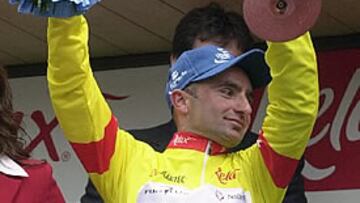 <B>GANADOR</B>. El ciclista italiano del iBanesto.com, Leonardo Piepoli, ha sido el ganador de la XL Vuelta ciclista a Aragón.