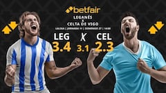 CD Leganés vs. Celta de Vigo: horario, dónde ver, pronósticos y clasificación
