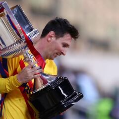 Messi: “Ya tenemos la Copa y estamos en la pelea por LaLiga”