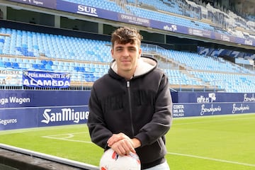 Jokin Gabilondo en La Rosaleda.