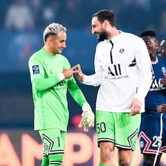 Keylor Navas o Gianluigi Donnarumma: Para Christophe Galtier solo uno será el titular
