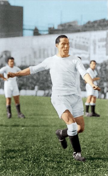 Gaspar Rubio, 'el rey del astrágalo, con el Real Madrid.