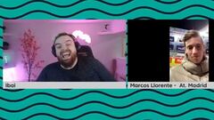 Llorente, a Ibai: "Las primeras dos semanas insultaba al Cholo en los entrenamientos..."