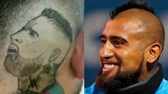 El extra&ntilde;o corte de pelo con el rostro de Arturo Vidal.