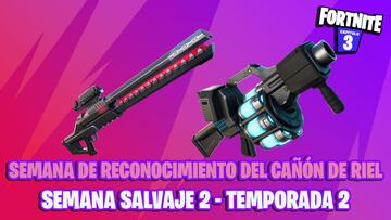 Semana de Reconocimiendo del Cañón de Riel en Fortnite: guía de misiones
