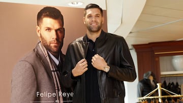 Felipe Reyes, durante la presentación de la campaña de El Corte Inglés.
