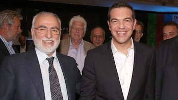 Iván Savvidis y Alexis Tsipras, primer ministro griego.