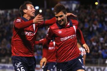 Ríos felicita a Llanos tras el 2-0