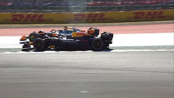 Norris y Verstappen, fuera de la pista en la carrera de F1 en Austin.