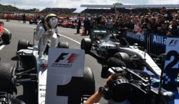 Lewis Hamilton gana por delante de Nico Rosberg y Max Verstappen.