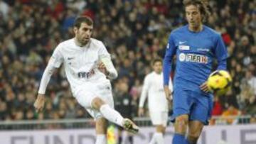 Roberto Trashorras, en el partido Champions for life.