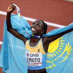 Jeruto gana el 3.000 obstáculos para Kazajistán