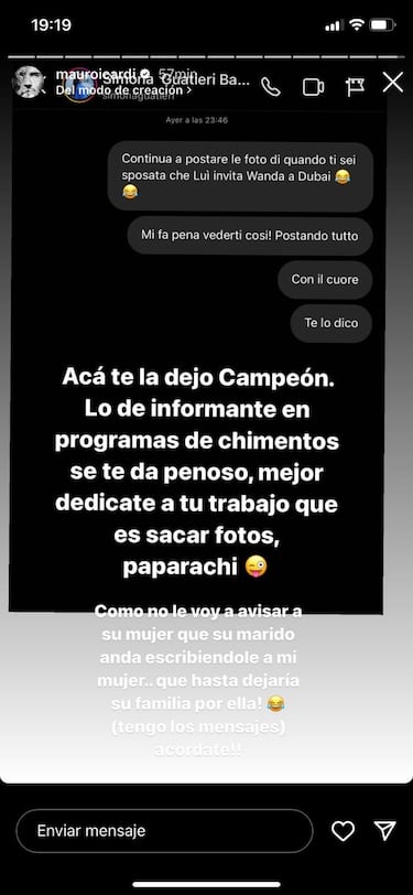 Mauro Icardi explotó ante los rumores que vinculan a Wanda Nara con Keita Baldé