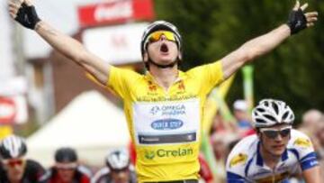 Gianni Meersman ganando la &uacute;ltima etapa del Tour a Valonia