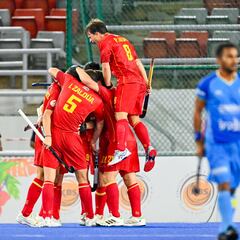 La selección sub-21 de hockey hierba conquista el bronce