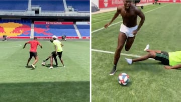 ¿Se verá esto en el Bernabéu? El recital regateador de Pogba durante sus vacaciones