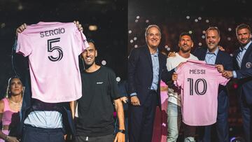 Inter Miami puso a la venta, a través de su tienda en línea, las camisetas de sus refuerzos estrella: Messi y Busquets.