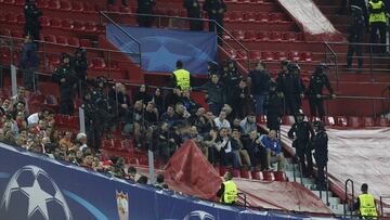 Los 12 hinchas del Dinamo detenidos en Málaga y Sevilla, en libertad provisional