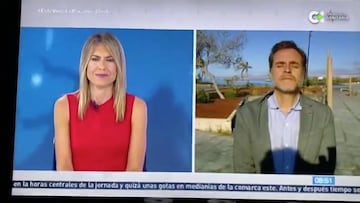 ¿Dormido? Insólito momento de periodista en despacho en vivo