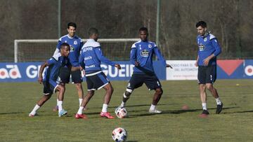 Uche y Rolan podr&iacute;an entrar directamente al once ante el Compostela