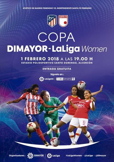 El Atlético juega un amistoso ante el Santa Fe de Colombia