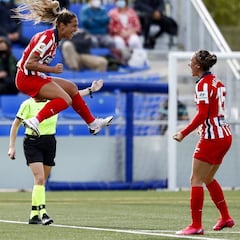 Estreno goleador de Deyna en la victoria del Atlético en Barcelona