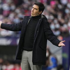 Iraola: "No estábamos preparados para jugar ante el Atlético"