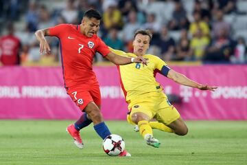 Chile visitó a Rumania en su último partido amistoso antes de Copa Confederaciones.