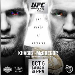 Khabib vs. McGregor: el cartel oficial de la pelea del año