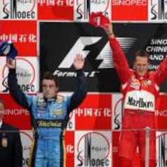 China vio la última victoria de Schumacher, la 91, en 2006