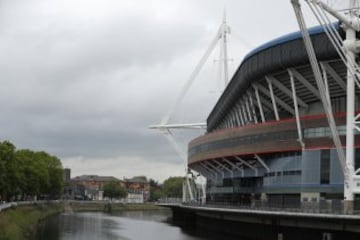 The Principality Stadium is getting ready to host the 2016/17 Champions League final between Juventus and Real Madrid on 3 June.