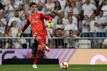 El debut de Courtois en imágenes