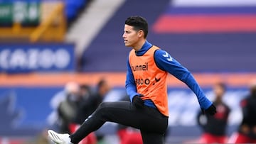 James Rodr&iacute;guez, volante del Everton, estar&iacute;a en el partido de la pr&oacute;xima fecha de la Premier League ante el United. El equipo conf&iacute;a en que se recupere