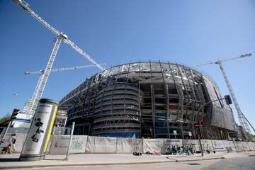 Así avanzan las obras del Santiago Bernabéu