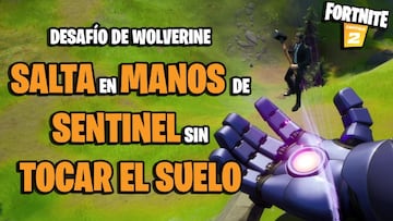 Desaf&iacute;o Fortnite de Wolverine: &iquest;d&oacute;nde est&aacute;n los Sentinel y las manos de Sentinel?