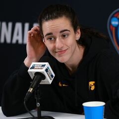 Why did Molly Qerim called Caitlin Clark “lucky”?