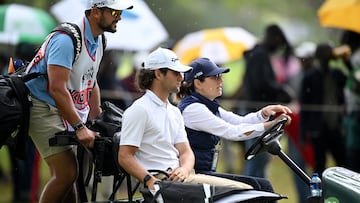 NAIROBI, KENYA - FEBRUARY 22: Angel Ayora of Spain looks on on day four of the Magical Kenya Open 2026 at Karen Country Club on February 22, 2026 in Nairobi, Kenya. (Photo by Stuart Franklin/Getty Images)