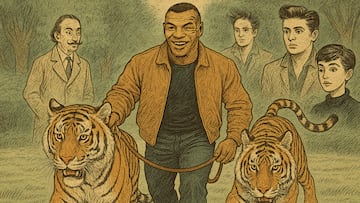 Tyson, tigers and other celebs - artist's impression