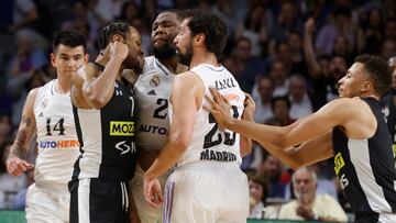 Kevin Punter, Yabusele, Sergio Llull y Dante Exum.