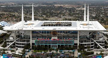 Imagen del Hard Rock Stadium en Miami, Florida.