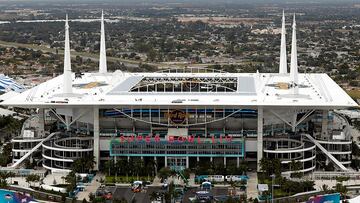 Imagen del Hard Rock Stadium en Miami, Florida.