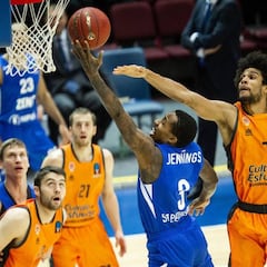 El Zenit le endosa al Valencia su primera derrota en la Eurocup