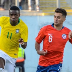 Vinicius repite amistoso ante la Sub-20 de Colombia