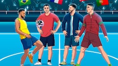 Futsal World Cup poster with Cristiano Ronaldo and Messi sparks controversy
