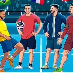 Futsal World Cup poster with Cristiano Ronaldo and Messi sparks controversy