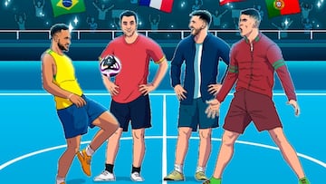 Futsal World Cup poster with Cristiano Ronaldo and Messi sparks controversy