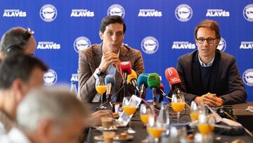 Sergio Fernández esta mañana.